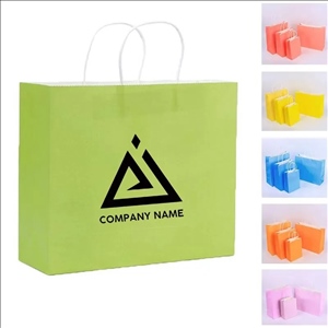 Premium Multi-Colored Kraft Paper Bag